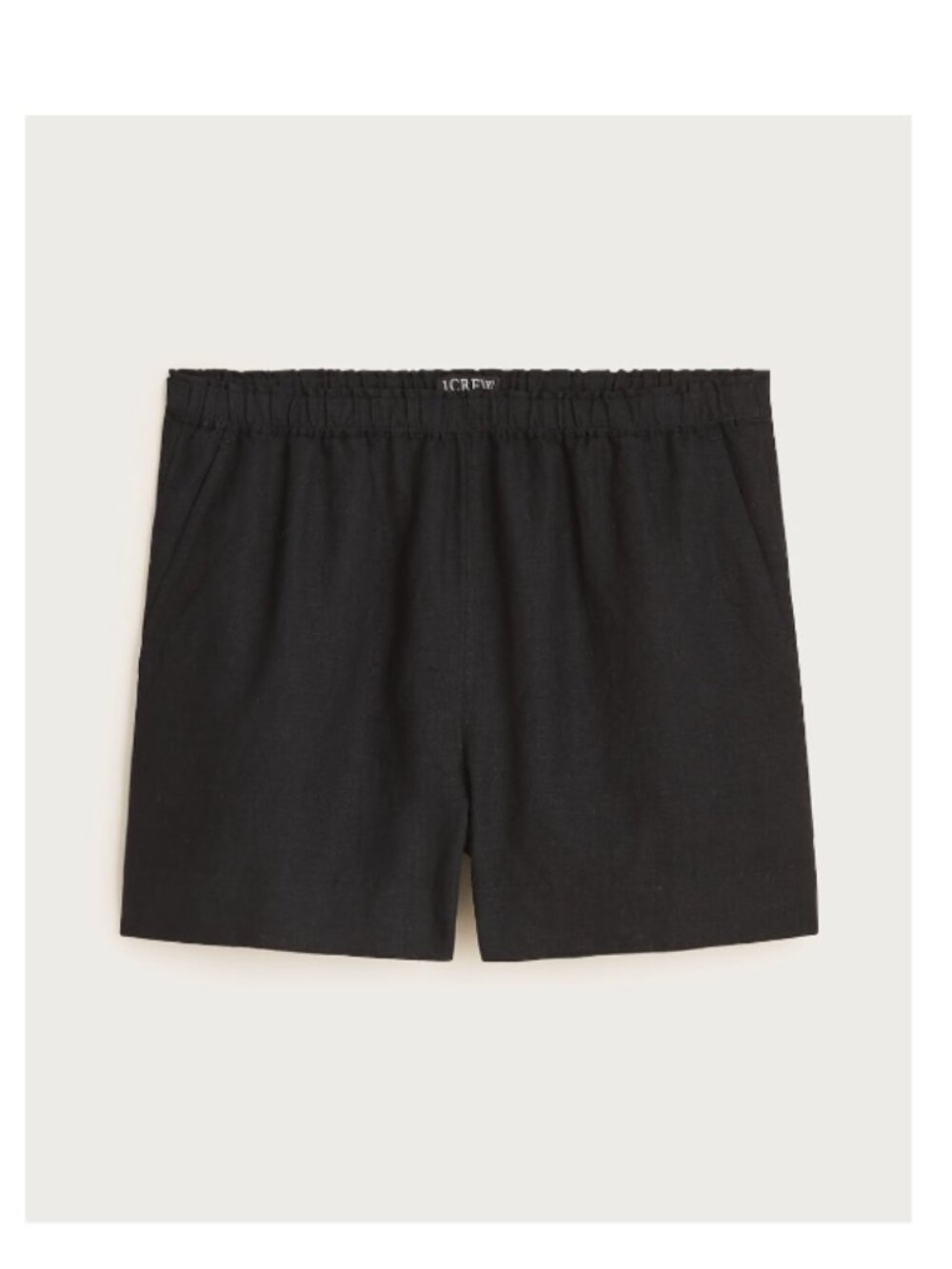 J. Crew 3" Stratus short in linen size Medium